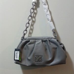 Badgley Mischka Silver Shoulder Bag